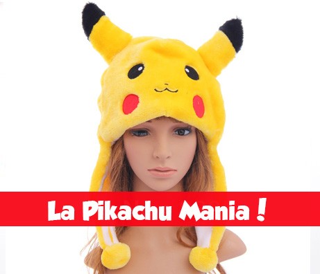 Bonnet Pikachu pas cher en vente pour Adultes (Homme & femme) & Enfants