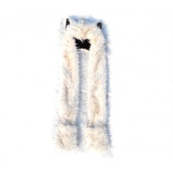 Bonnet Fashion Loup Blanc