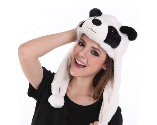 Bonnet tête de panda pas cher pour adultes (Hommes & Femmes)
