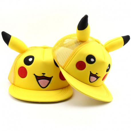 Acheter Casquette Pokemon Pikachu Pikachu Caquette Sacha Dresseur Pas Cher Adulte Et Enfant