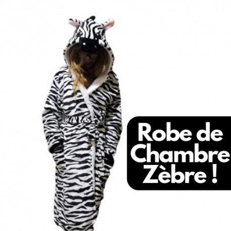 Peignoir Zebre