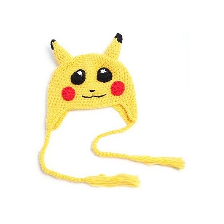 Bonnet Pikachu en tricot